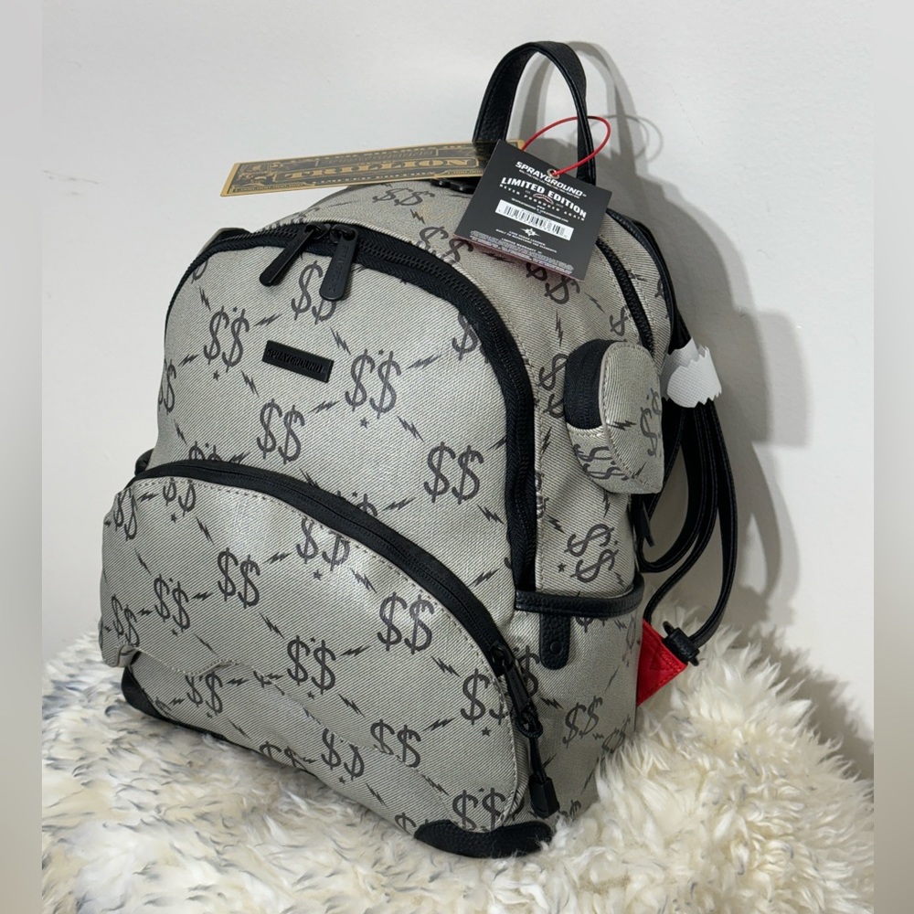 SPRAYGROUND THE GETAWAY DOUBLE MONEY SAVAGE (MINI) SMALL BAG